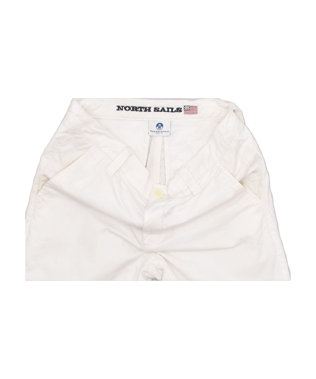 NORTH SAILS Womens Slim Chino Trousers IT 44 Medium W30 L31 Off White | Vintage | Thrift | Second-Hand | Used Clothing | Messina Hembry 