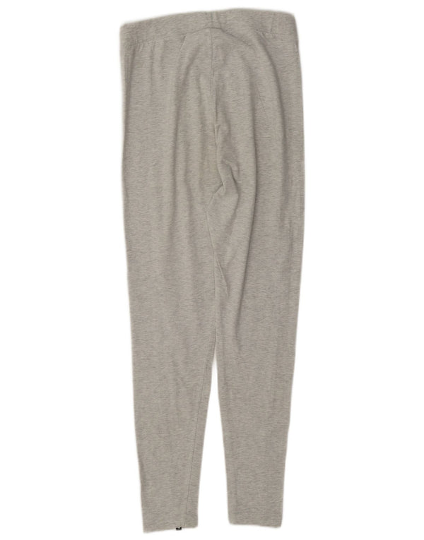 Adidas Leggings gráficos para mujer UK 12 Algodón gris medio con bloques de color