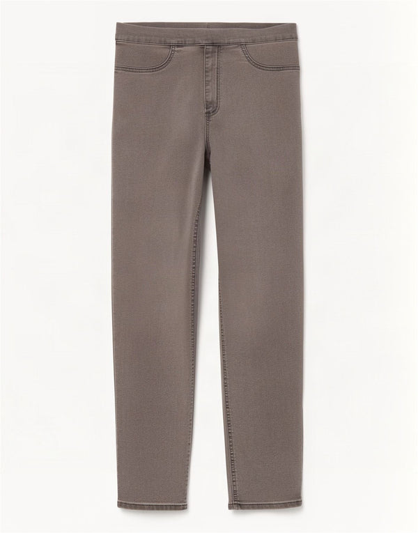 Marks & Spencer Vaqueros Jegging para Mujer UK 18 XL W36 L27 Algodón Gris