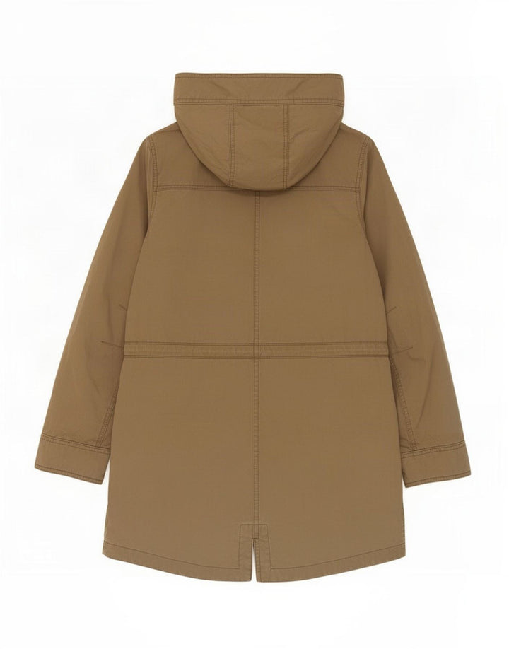Roxy Parka con capucha para mujer UK 44 Algodón caqui mediano
