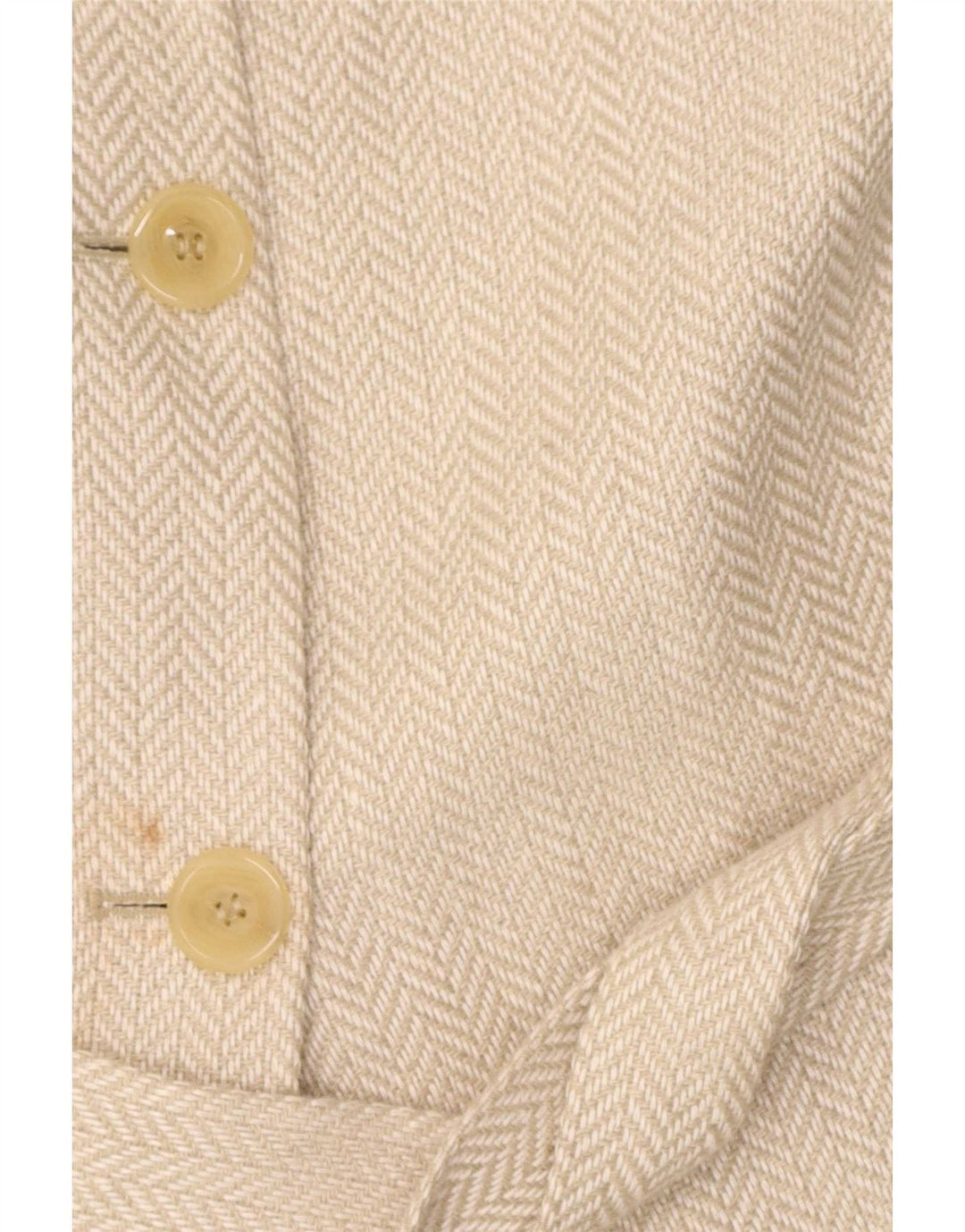 Abrigo Elegance para mujer UK 40 Lino en espiga beige medio