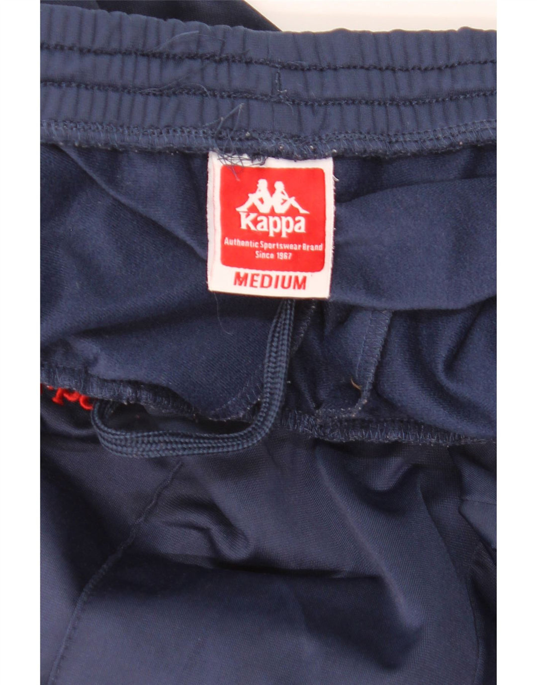 Kappa Hombre Pantalones De Chándal Gráficos Azul Marino Medio