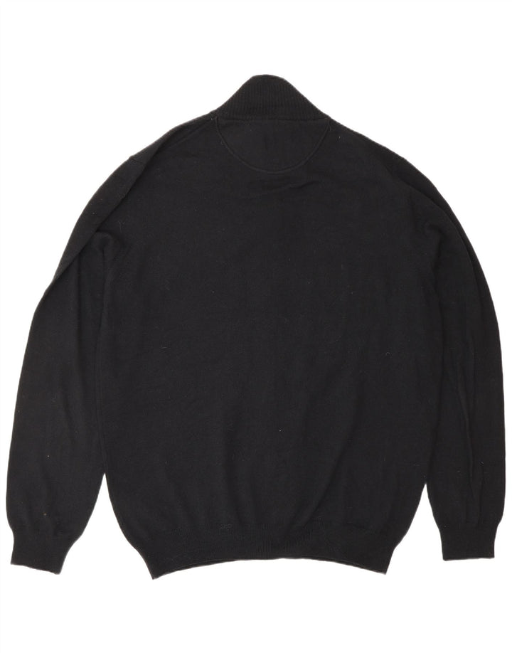 TRUSSARDI JEANS Cárdigan para hombre 3XL Lana negra