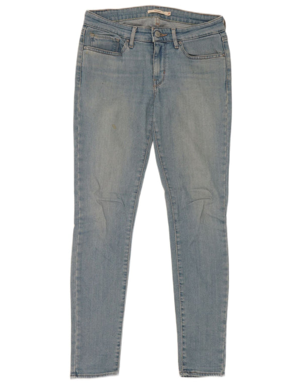Levi's Mujer 711 Skinny Jeans W27 L28 Algodón Azul