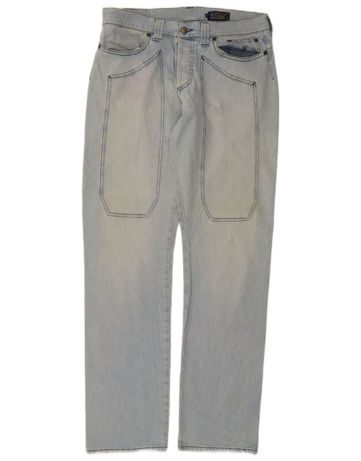 Vaqueros rectos para hombre Jeckerson W34 L33 azul