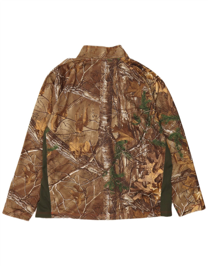 UNDER ARMOUR Camiseta de chándal Cold Gear para hombre, talla 2XL, color marrón