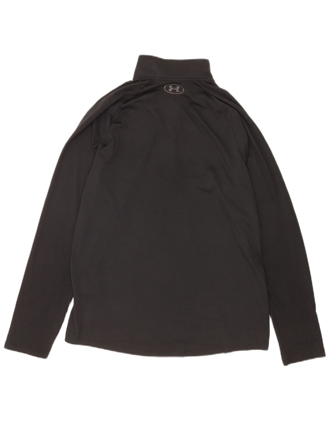 Under Armour Hombre Zip Neck Jersey Chándal Top Mediano Poliéster Negro