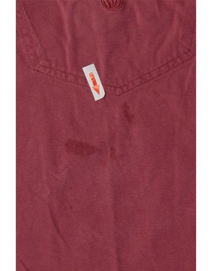 Camiseta gráfica para hombre Fat Face Top grande de algodón rojo
