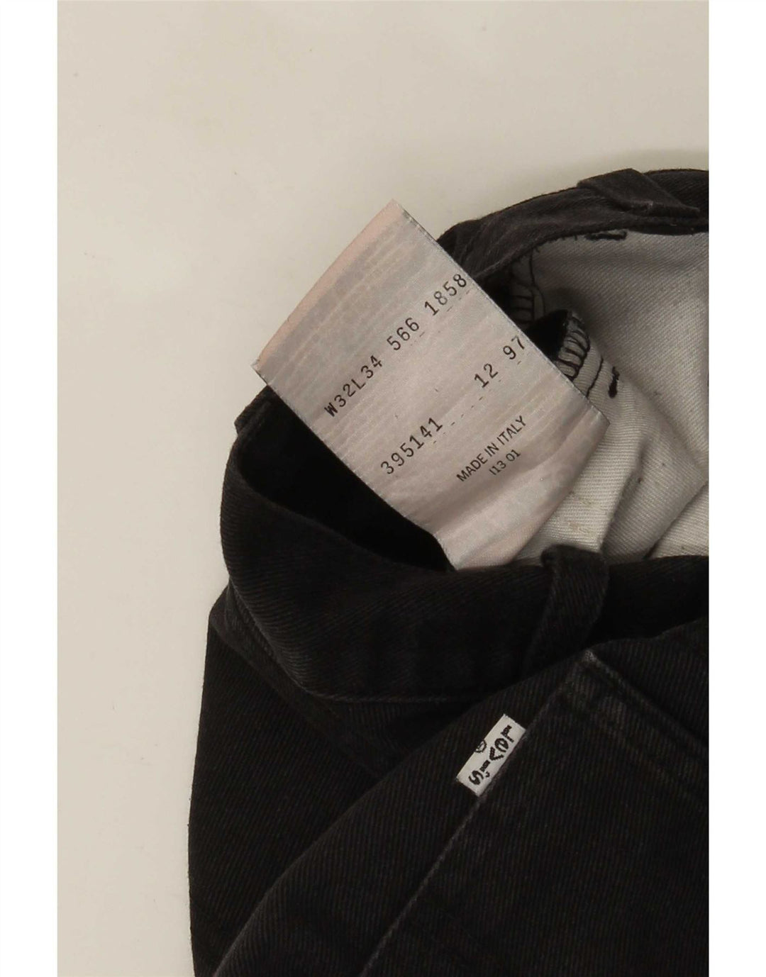 Levi's Vaqueros Rectos Mujer W32 L28 Algodón Negro