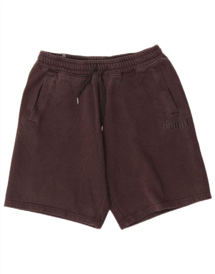 Puma Shorts Deportivos Gráficos Para Hombre Negro Mediano