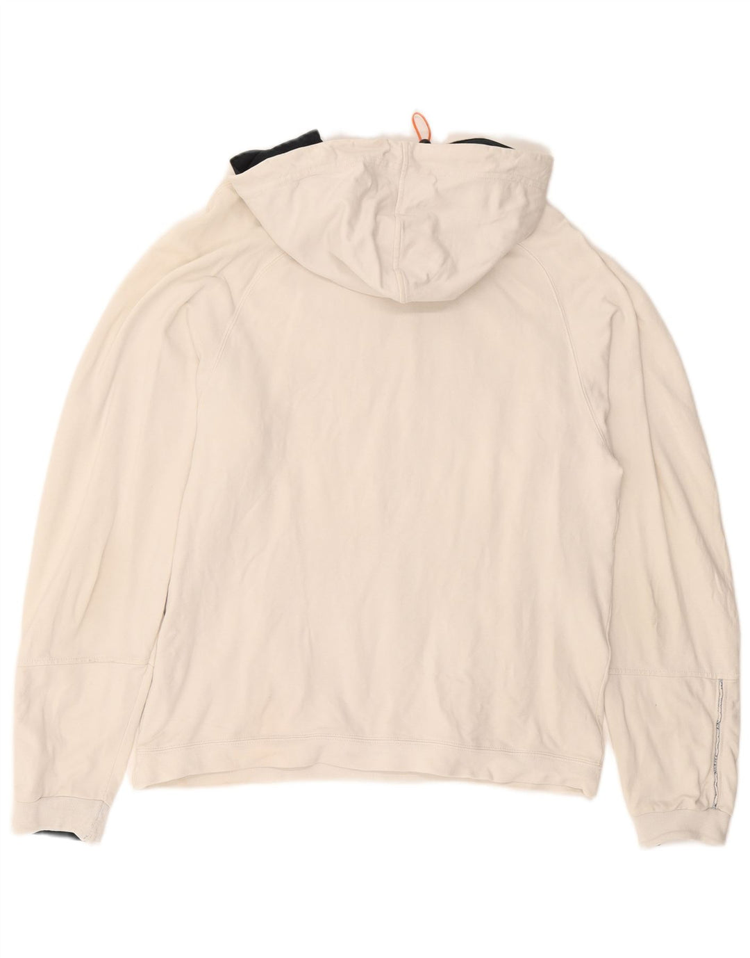 CHAMPION Jersey con capucha gráfica para hombre Medium Off White