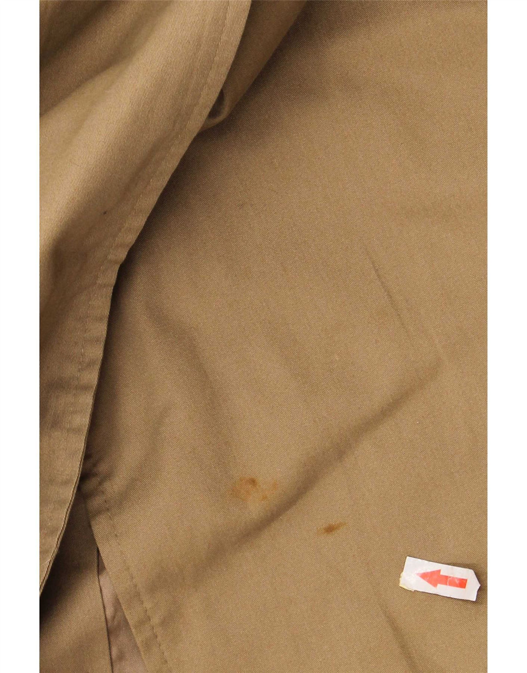 Gabardina vintage de gran tamaño para mujer IT 40 Poliéster beige pequeño