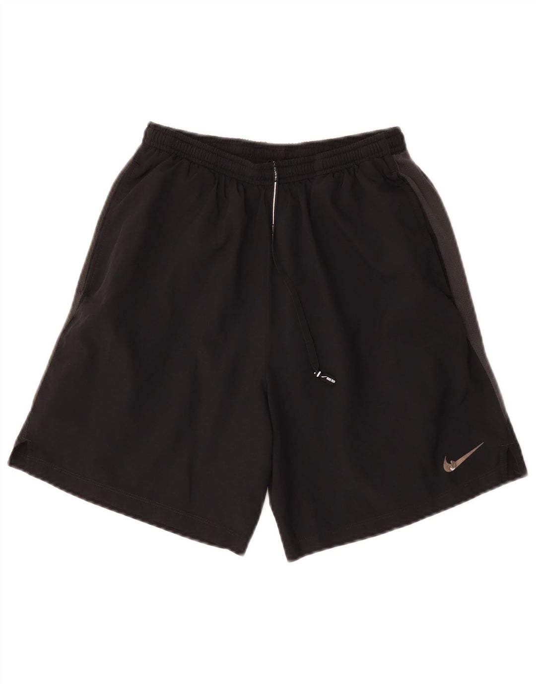 Nike - Pantalones cortos deportivos Dri Fit para hombre, poliéster color block, color negro, pequeño