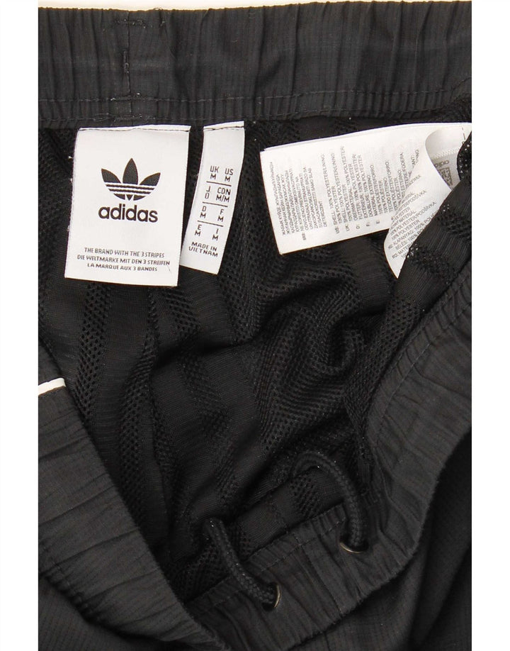 Adidas Hombre Pantalones De Chándal Joggers Medium Negro Colorblock Poliéster