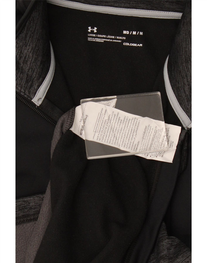 Under Armour Cold Gear Sudadera tipo jersey con bloques de color negro mediano para hombre
