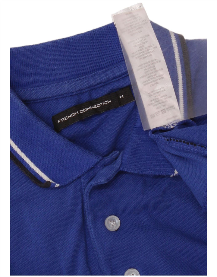 Polo de hombre French Connection de algodón azul medio