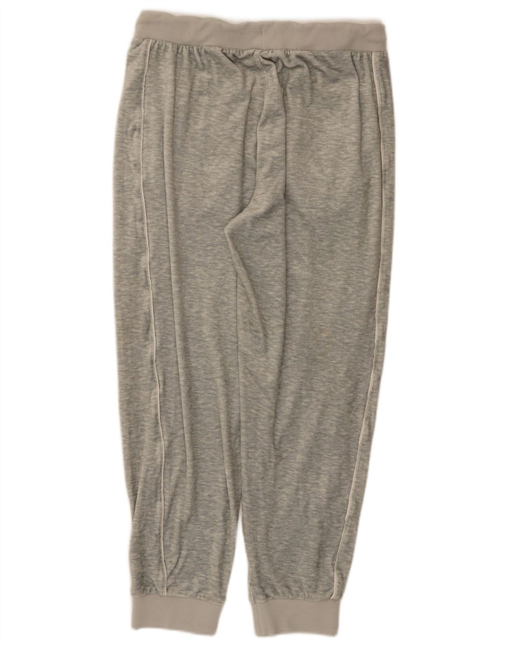 Fila Hombre Velour Chándal Pantalones Joggers Gris Medio Poliéster Moteado
