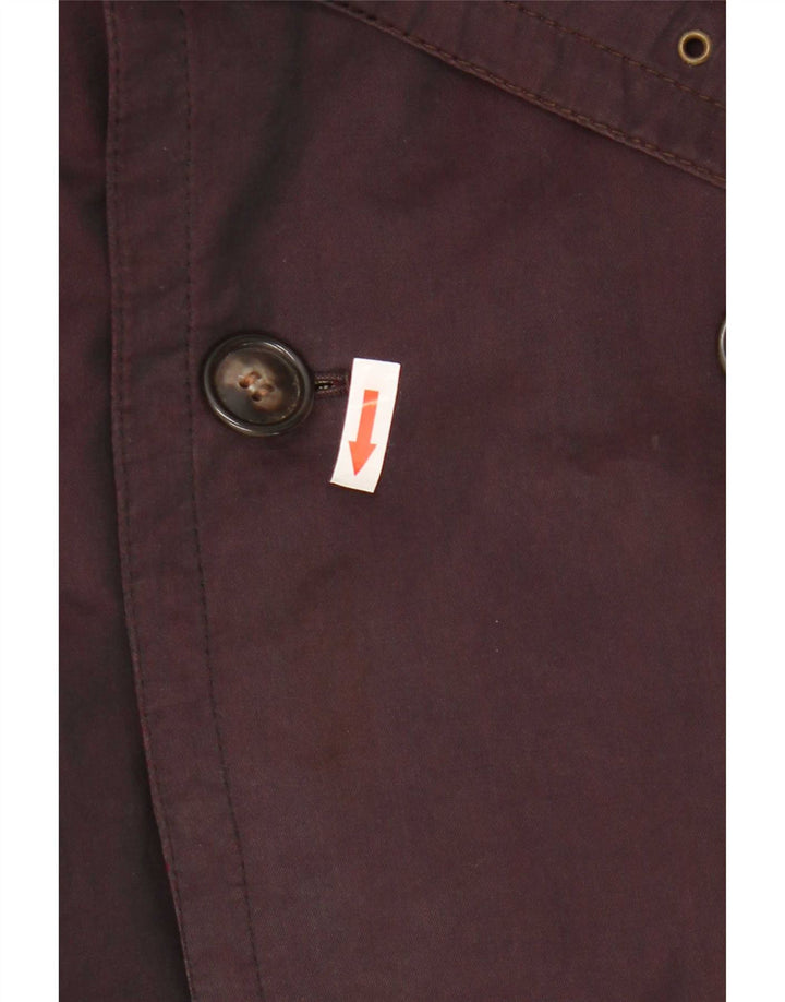 Vintage hombres gabardina Reino Unido 40 grande púrpura
