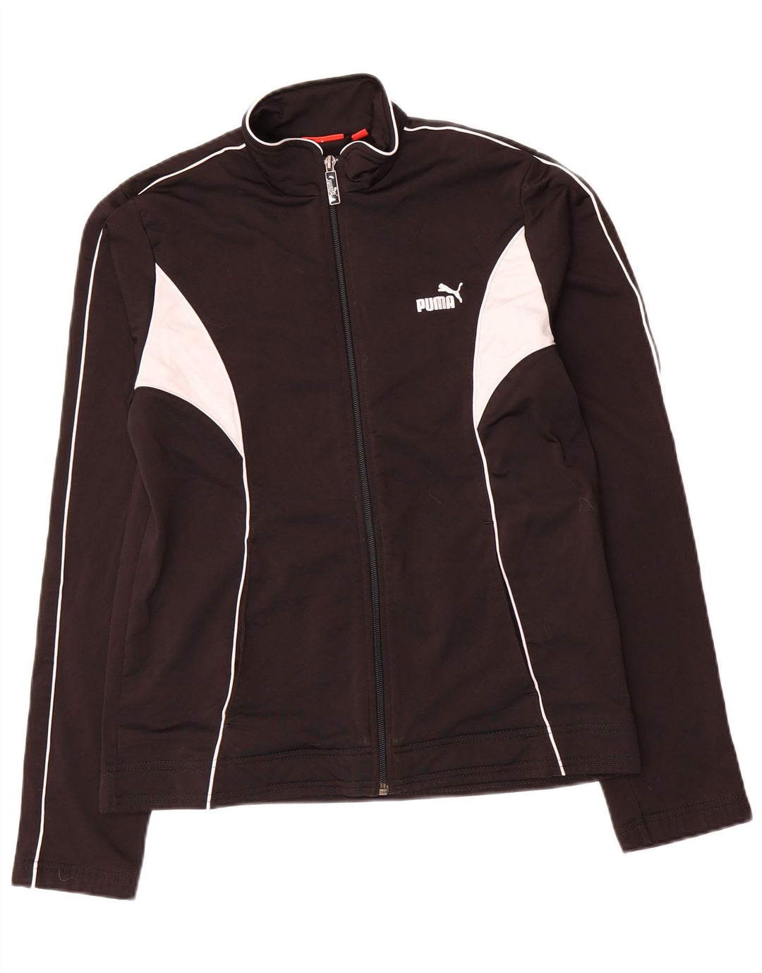 Puma - Chaqueta de chándal para mujer, talla 40, talla grande, color negro, poliéster