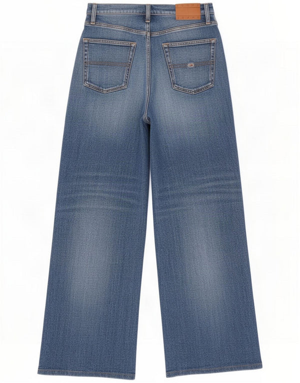 Tommy Hilfiger Jeans de pernera ancha y corte alto Claire para mujer W30 L25 Azul