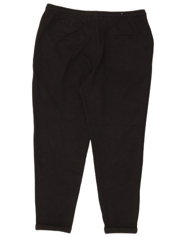 Zara Hombre Pantalón Chándal XL Negro Poliéster