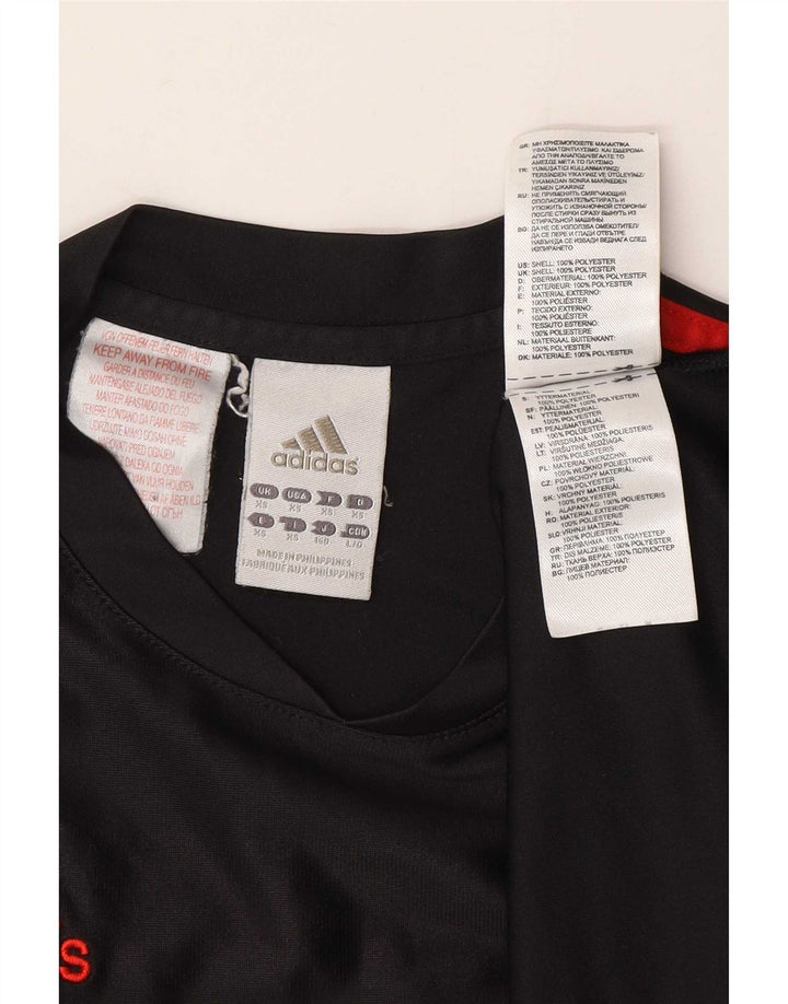 Adidas Hombre Camiseta Top XS Negro Poliéster