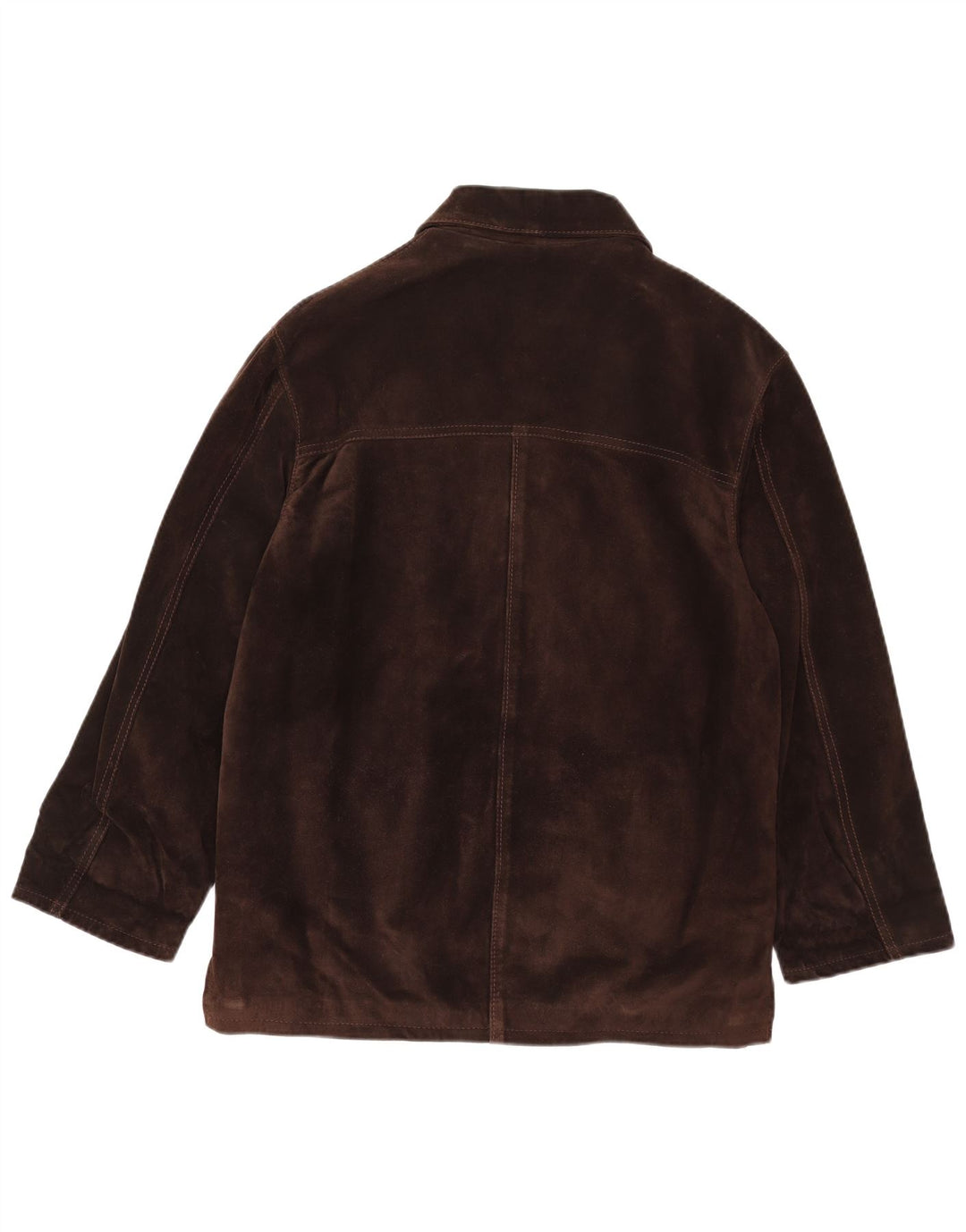 Chaqueta de ante vintage para hombre IT 44 XS Marrón