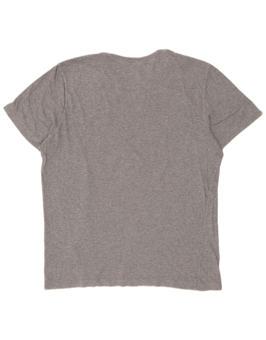 NIKE Camiseta gráfica para hombre Top grande de algodón gris