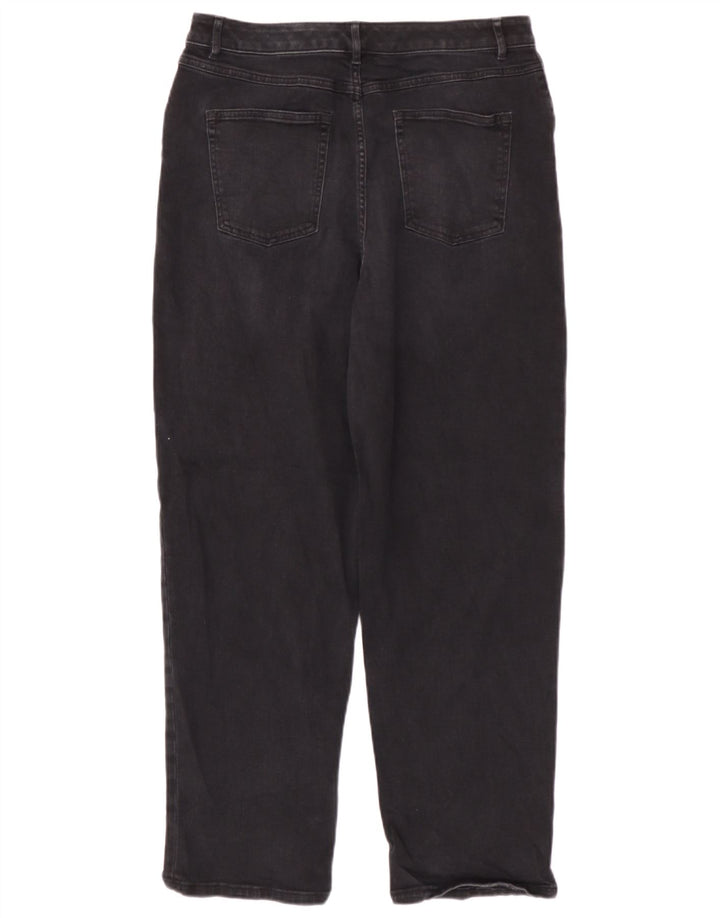 Marks & Spencer Vaqueros cónicos autograph para mujer Reino Unido 12 Mediano W32 L29 Gris