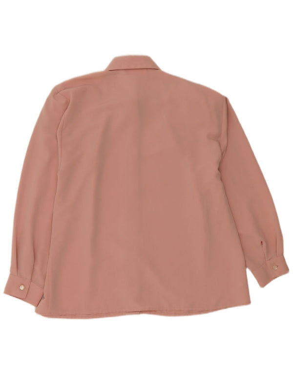Patricia Blusa Camisa Mujer UK 10 Small Viscosa Rosa