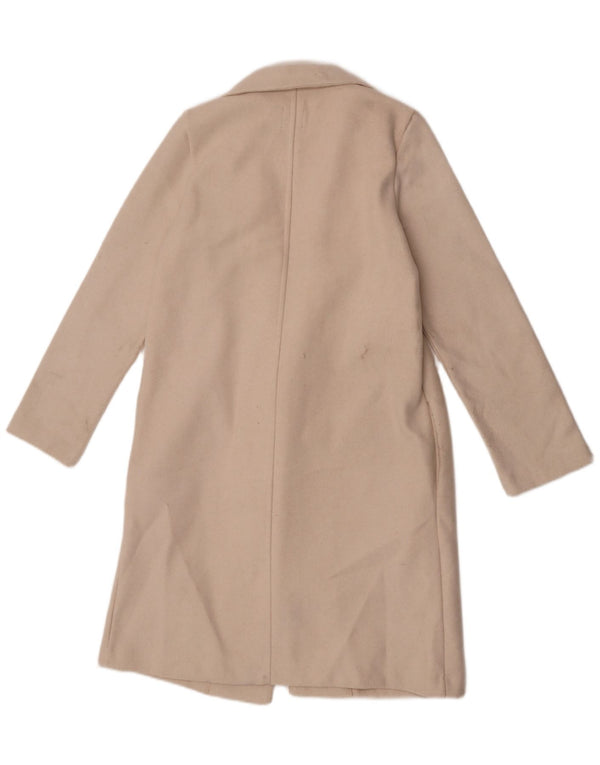 Zara Mujer Abrigo Abierto UK 10 Small Off White