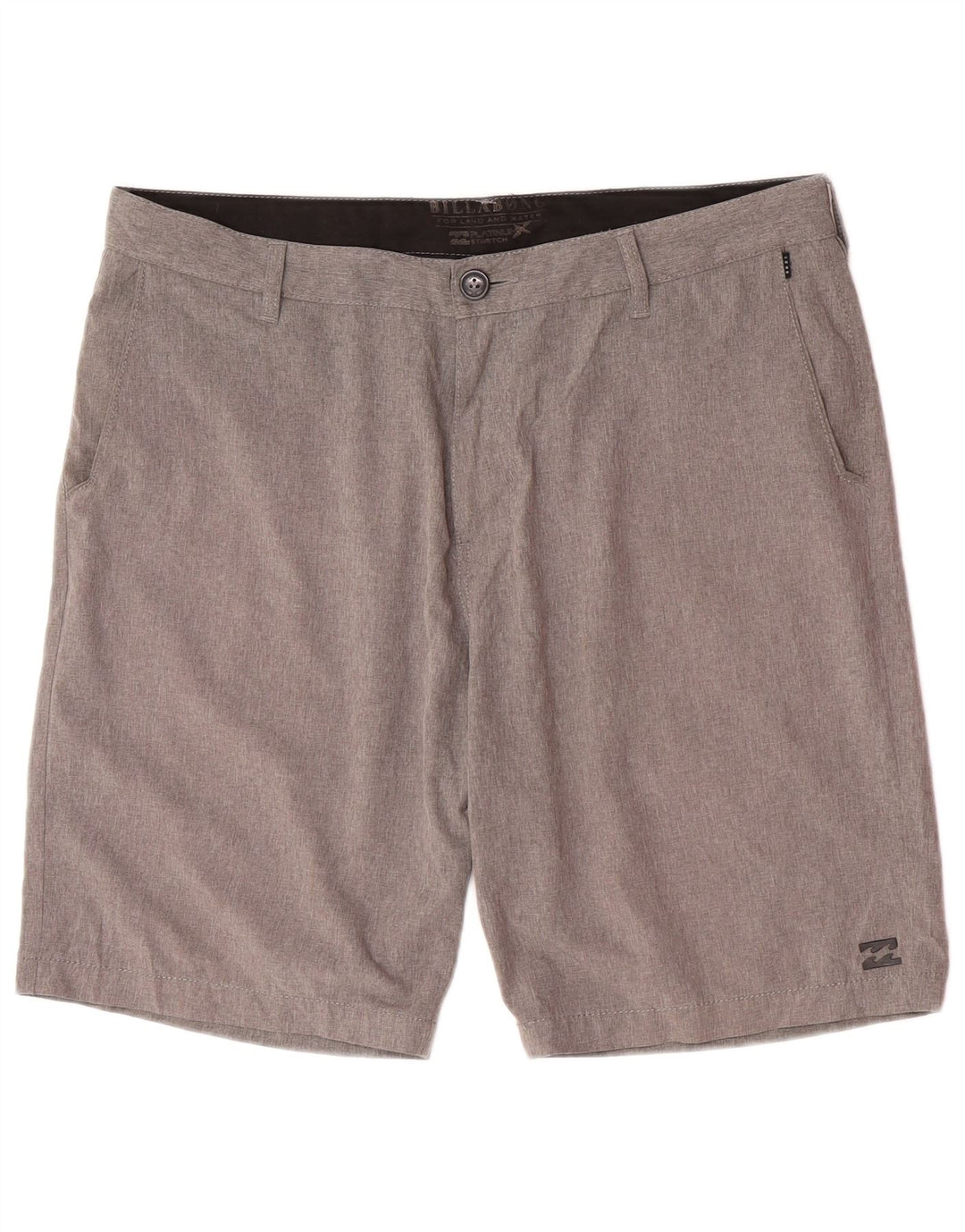 Pantalones cortos chinos Billabong para hombre W36 Poliéster gris grande