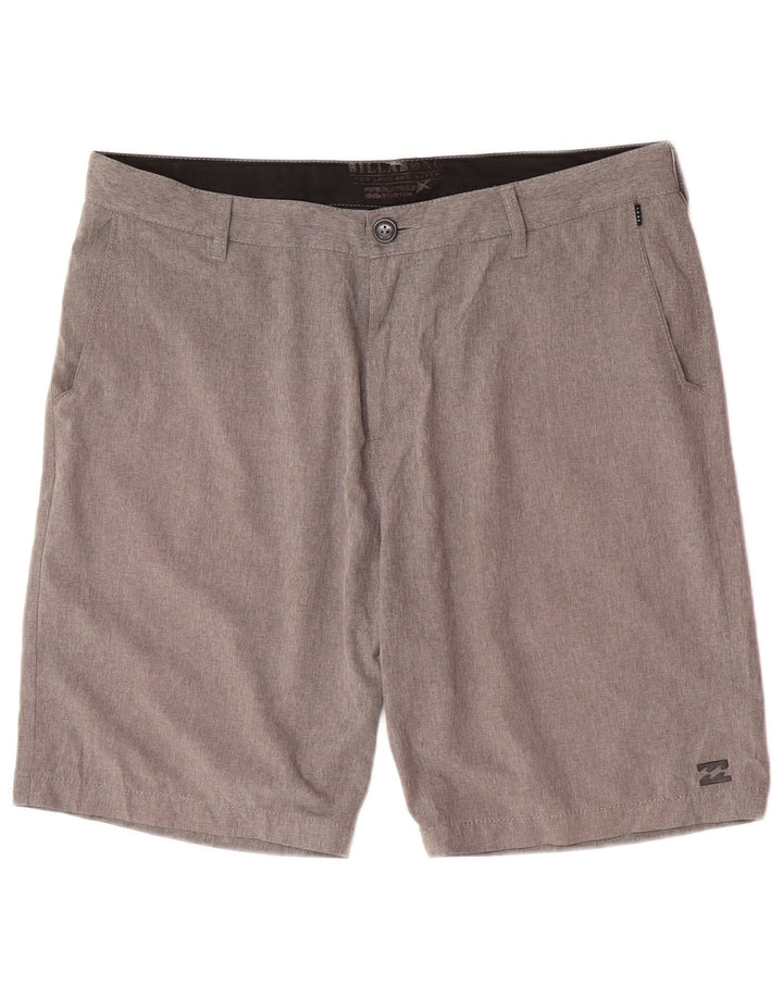 Pantalones cortos chinos Billabong para hombre W36 Poliéster gris grande