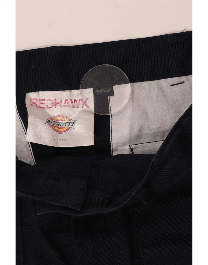 Dickies Pantalones cargo rectos Redhawk para hombre W38 L28 Poliéster azul marino