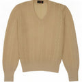Geyer Jersey transparente con cuello en V para mujer EU 42 Large Beige