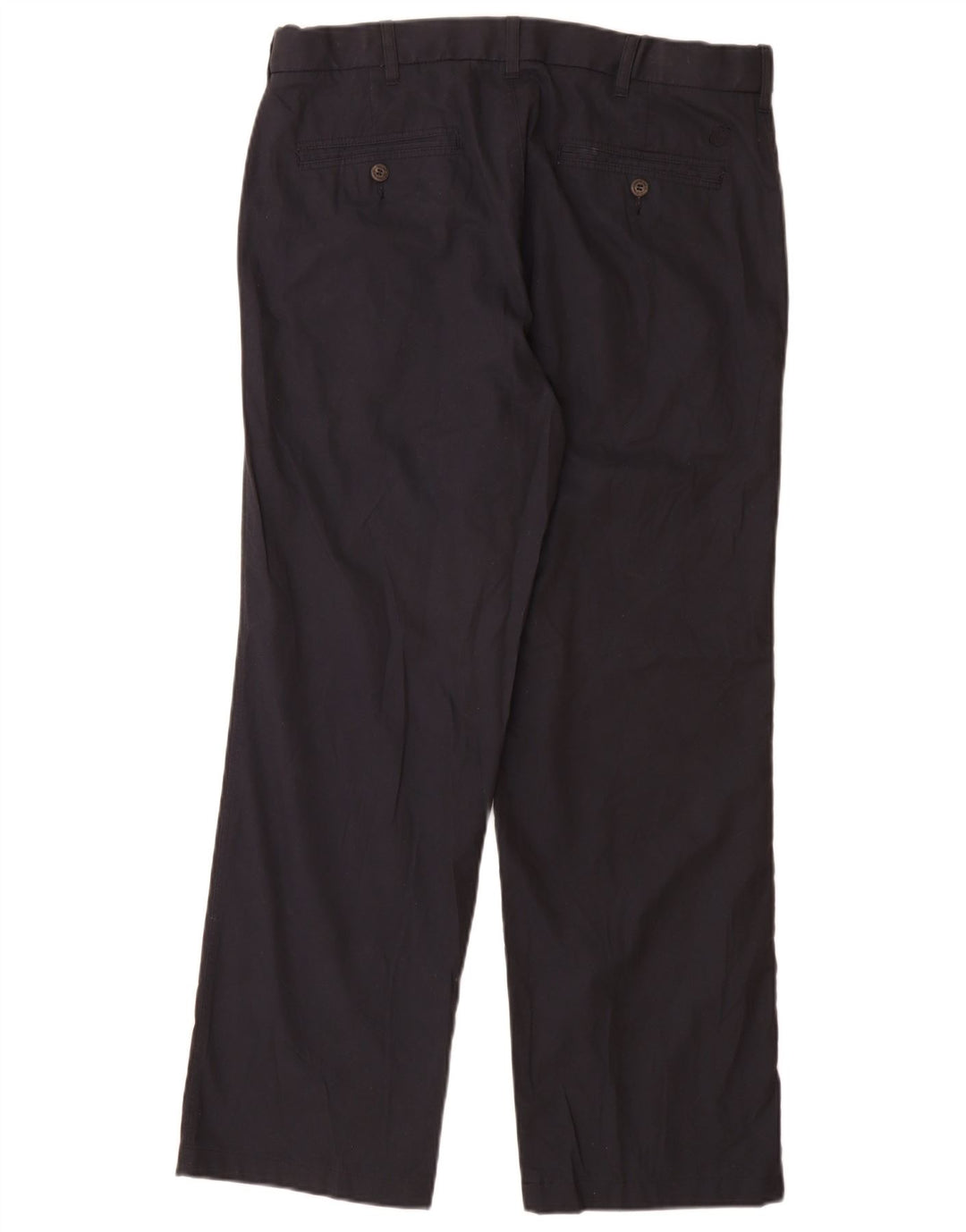 MARKS & SPENCER Pantalón chino azul Harbor para hombre W34 L29 Azul marino