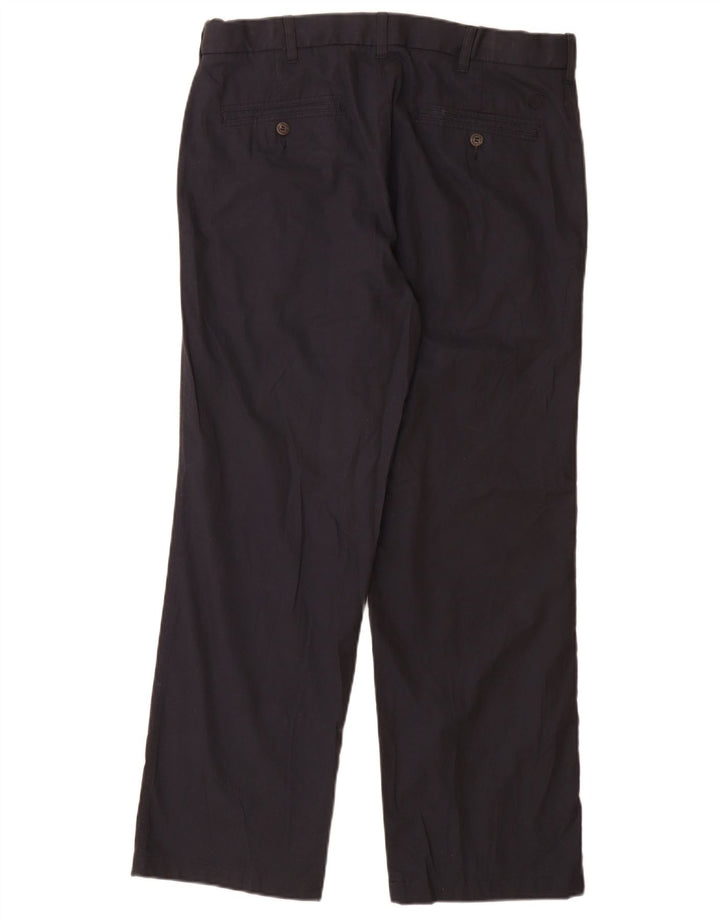 MARKS & SPENCER Pantalón chino azul Harbor para hombre W34 L29 Azul marino