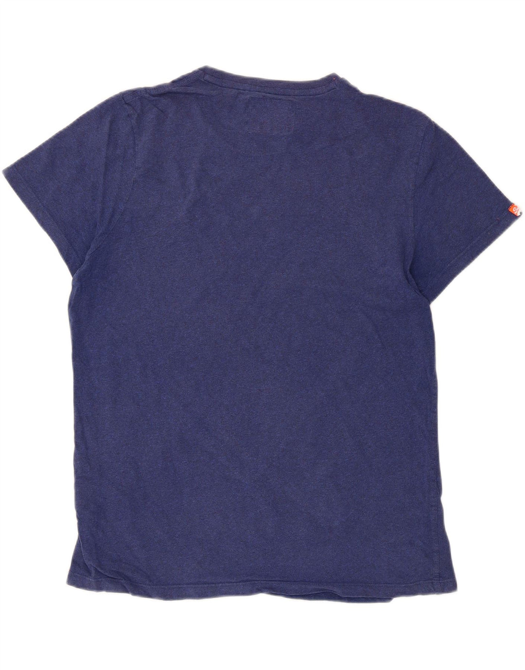 Superdry Hombre Camiseta Top XL Azul Marino Algodón