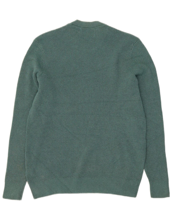 Marks & Spencer Jersey de cuello redondo para hombre Poliéster verde medio