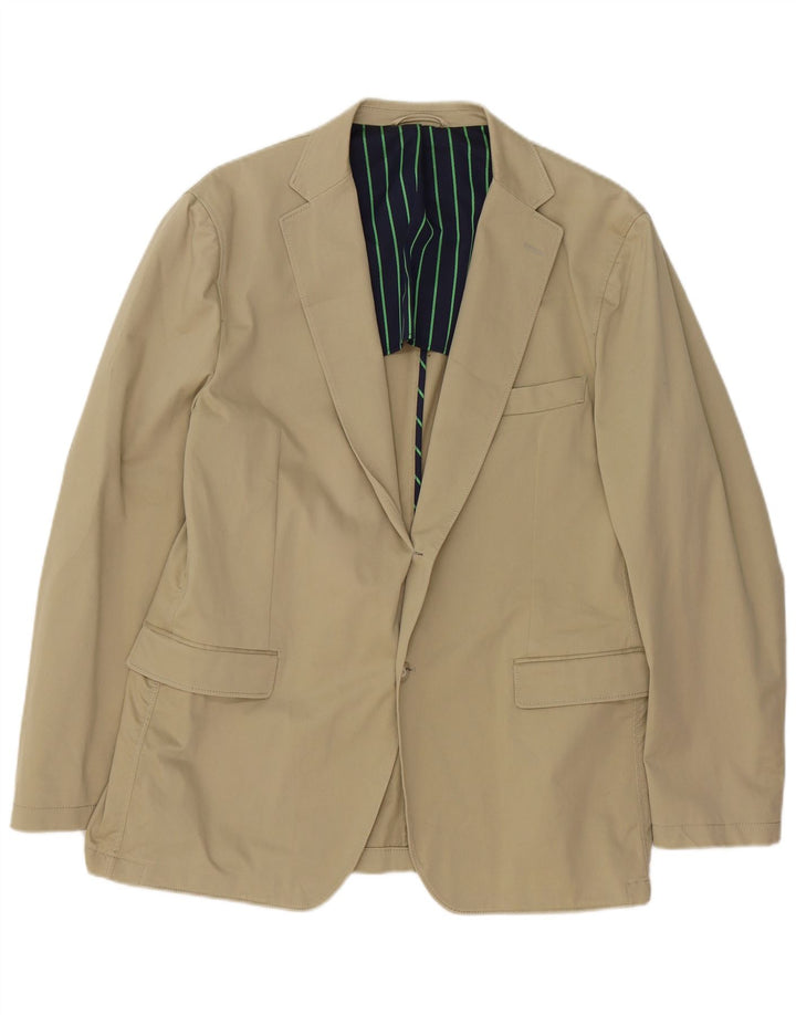 Gant Chaqueta tipo blazer de 2 botones para hombre IT 54 2XL Algodón beige