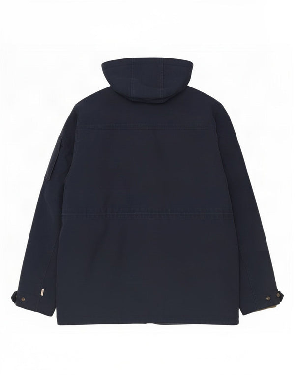 Timberland Chaqueta utilitaria con capucha para hombre UK 44 2XL Algodón azul marino