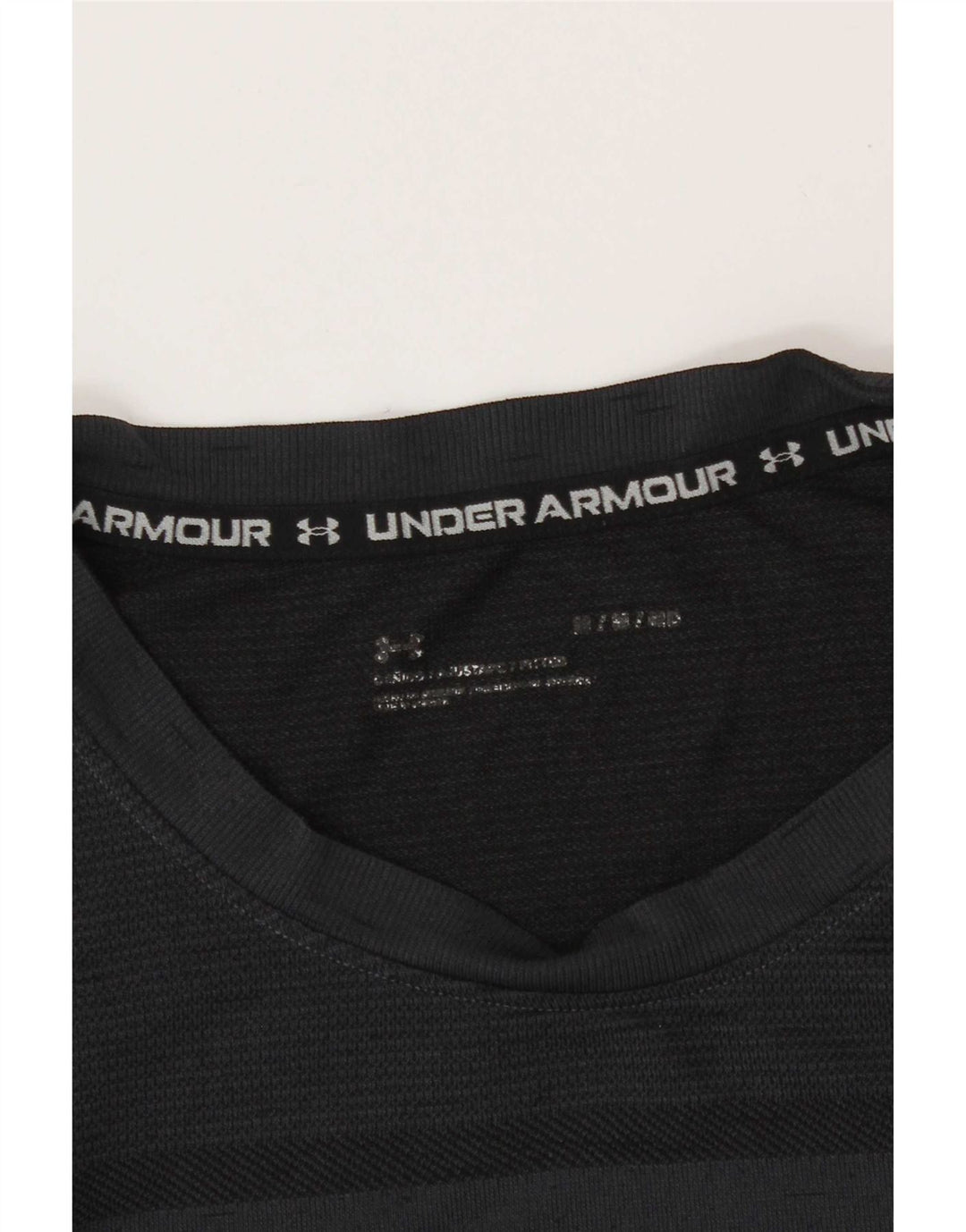 Camiseta Under Armour Hombre Top Medium Negro Moteado