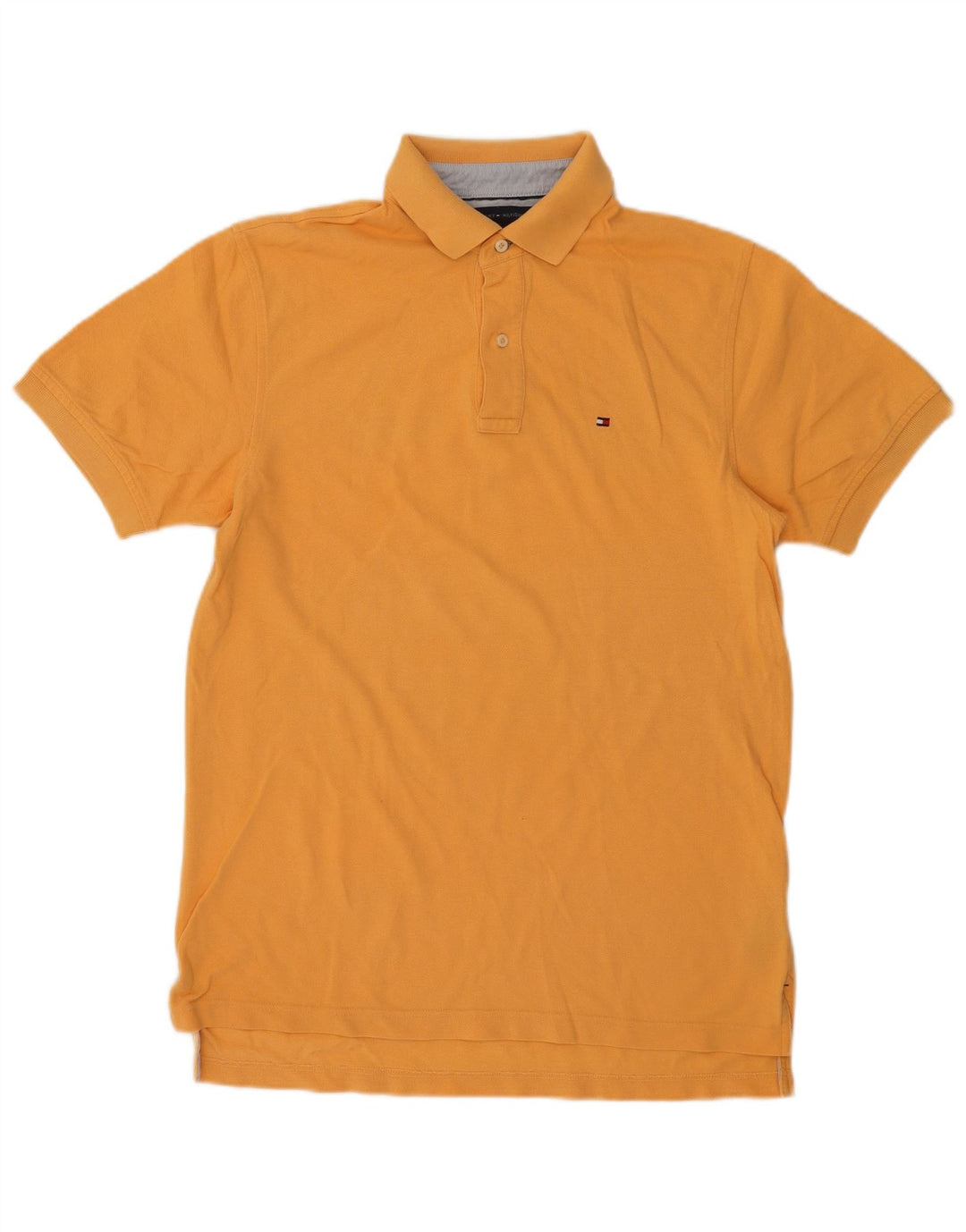 Polo Tommy Hilfiger Hombre Algodón Amarillo Medio