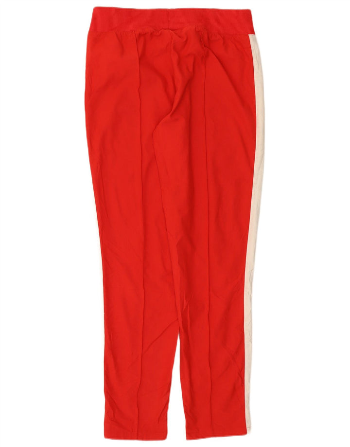 Puma Pantalones de chándal para mujer UK 40 Mediano Rojo Colorblock Poliéster