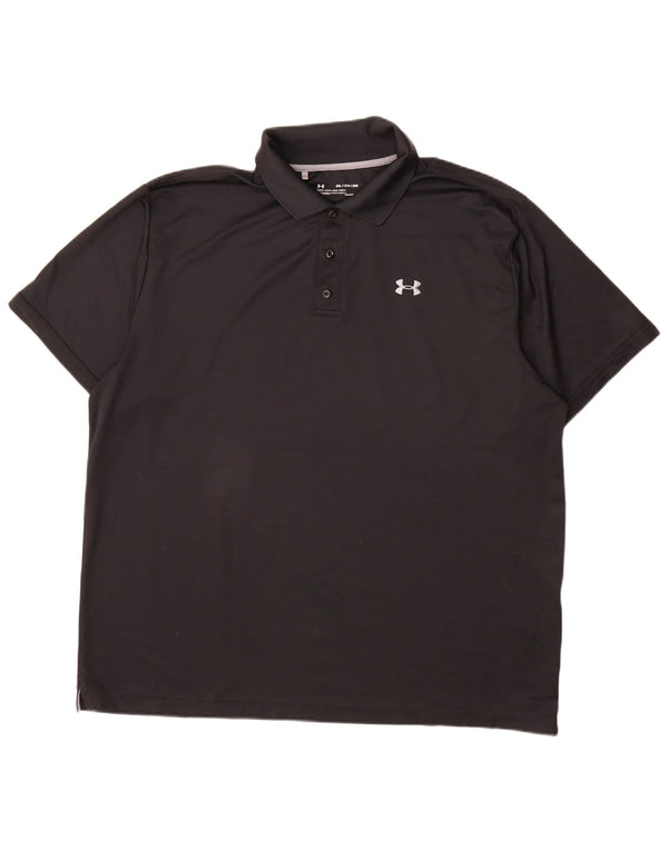 Under Armour Polo Heat Gear para hombre 2XL Negro