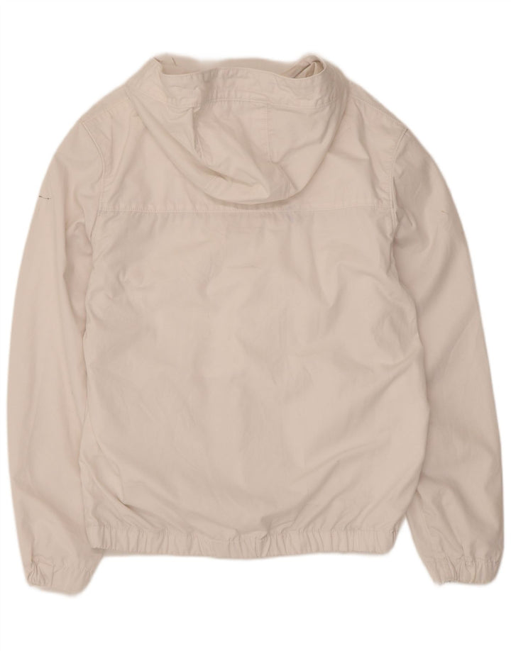 Lyle & Scott Chaqueta anorak con capucha para hombre UK 38 Mediana Poliéster blanco