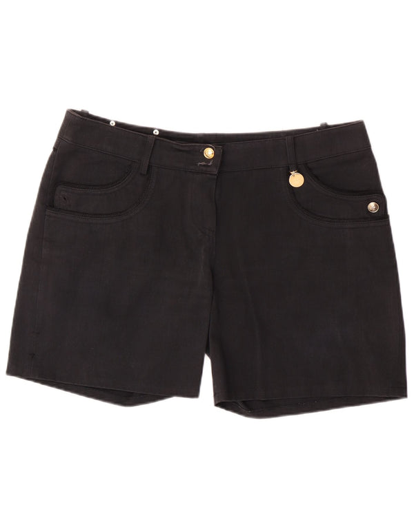 Elisabetta Franchi By Celyn B Pantalones cortos casuales para mujer IT 44 Medium W32 Negro