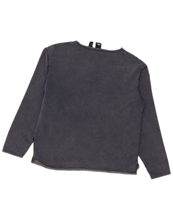 Quiksilver Sudadera para Mujer Jumper UK 44 Medium Azul Marino Algodón