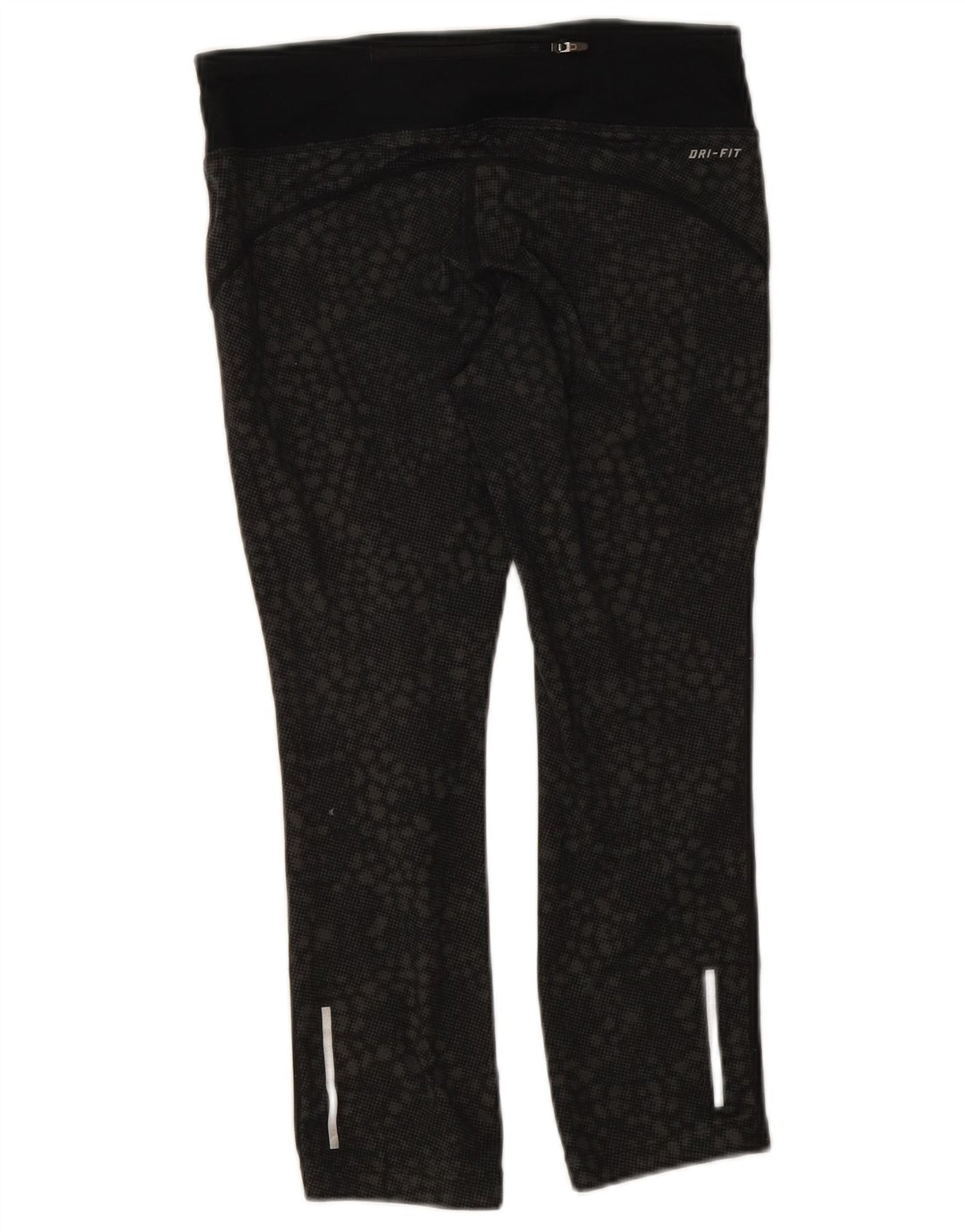 Nike Leggings Dri Fit para mujer Reino Unido 10 Pequeño Negro Geométrico