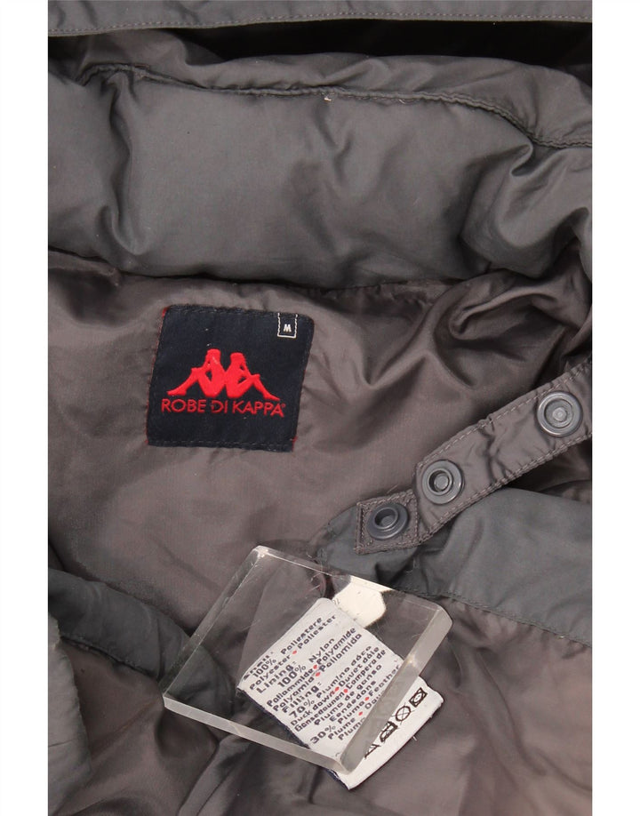 Kappa Chaqueta acolchada con capucha para hombre ES 38 Poliéster gris medio
